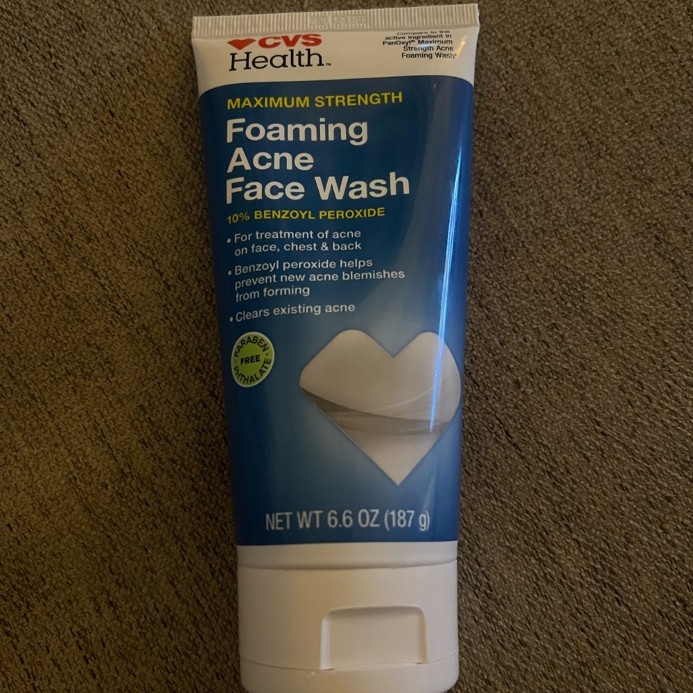 Prescription 10% Benzoyl Peroxide Face Wash For Acne